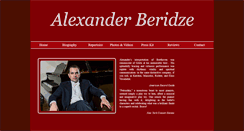 Desktop Screenshot of alexanderberidze.com