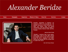 Tablet Screenshot of alexanderberidze.com